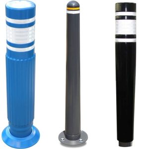 Cọc Tiêu Phản Quang Hình Trụ Bollard - Lõi thép không gỉ