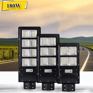 Đèn Năng Lượng Mặt Trời Liền Thể 180W 240 Bóng Led HCM