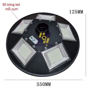 Đèn Năng Lượng Mặt Trời UFO 200W 400Led Chống Nước IP65