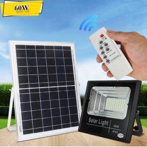 Đèn Pha Năng Lượng Mặt Trời Sân Vườn 60W