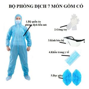 Quần Áo Phòng Dịch 7 Món